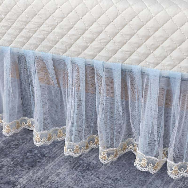 典雅法式白色蕾丝钢琴防尘罩全罩轻奢刚琴凳罩电子钢琴套全F^