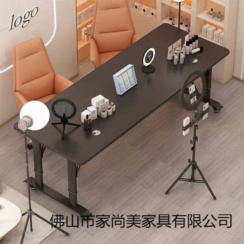 双人电脑桌家用卧室可升降办公桌学生书桌学习桌简易大尺寸长条桌