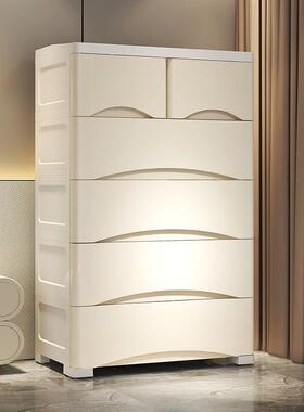 抽屉0式多柜20826层收纳柜子大五号6cm宽加厚儿童储物家用塑料衣柜斗柜