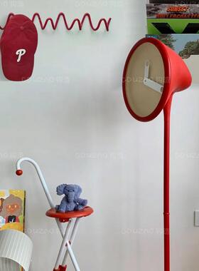 钩造挂GUZOAO多巴红色挂胺钩玄关装饰WPF铁艺衣架入户壁打孔挂衣