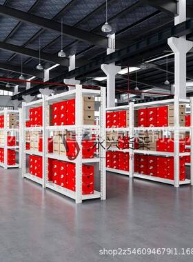 仓储轻中架仓库展示架多层置物架型型重型储76626物架工货厂铁架子