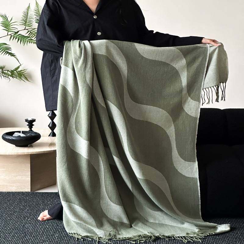 轻奢时尚百搭款针织提花流苏毯沙发追剧毯床尾毯航空小毯子披肩毯,玩具/童车/益智/积木/模型,垂直悬浮玩具,淘宝优惠券,粉丝福利购,淘宝优惠卷