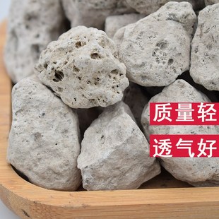 大号轻石颗粒天然悬浮石钵底石颗粒兰花石造景花盆垫底石水族滤材