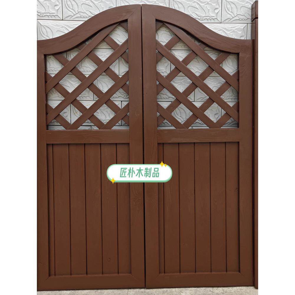 防腐木门庭院木栅栏门花园门小门栅栏门半腰门室内庭院门入口门