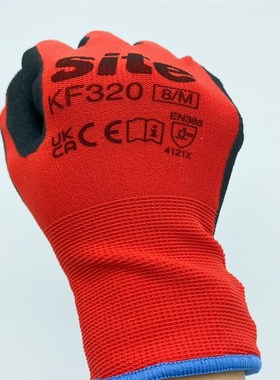 Site磨砂手套外贸出口微瑕二等品耐磨防滑15针尼龙高弹透气不臭手
