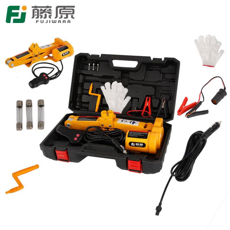 进口电动12v汽车千斤顶手动两用2吨轿车手摇起重工具车载千金顶