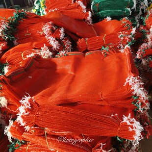 网袋网兜土豆玉米洋葱水果蔬菜装 活禽网袋红色绿色网袋