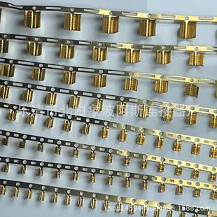 D扣44铜扣J压线扣U型扣横MYD模横连接线端子铜扣双线并压线端5子