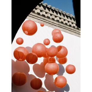 蜂无品牌/球灯笼一串防水树下悬挂窝妆绿国风吊饰挂件古风场造中