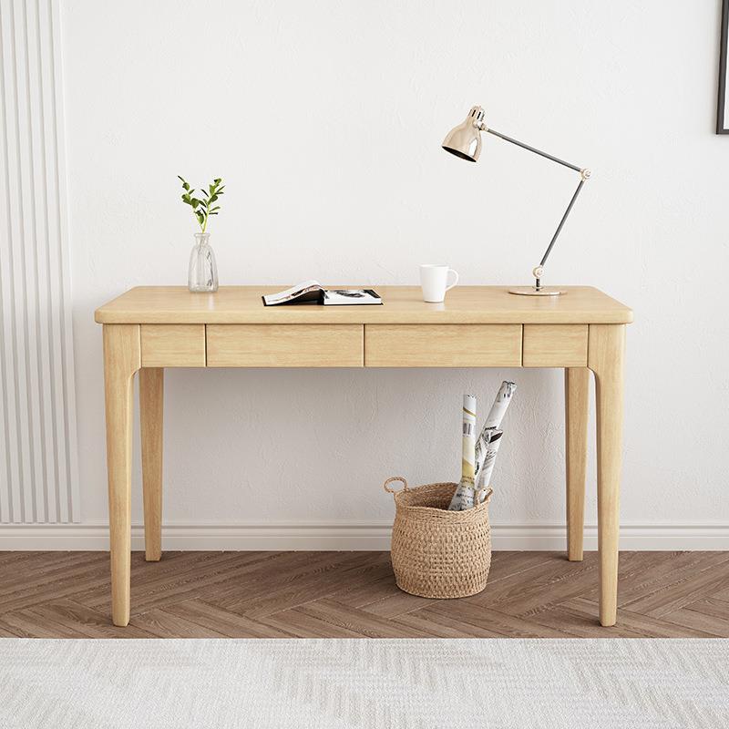 木实木书桌学校儿童学家生用写字阅无品牌/读绘画简约原风办公电