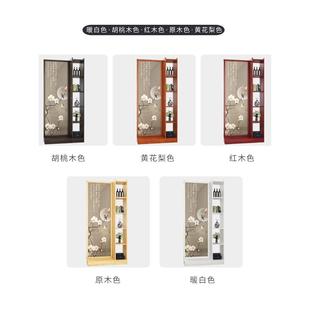屏风玄隔断客式 遮挡实木简约饰现代入户OAB 厅正对大门关柜新中装