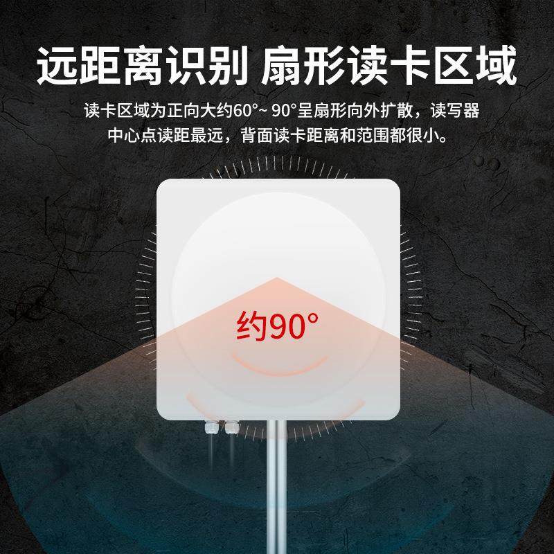 9dbi写读一体机RFID频超高门禁r2000读无品牌/非接触远距离915M写