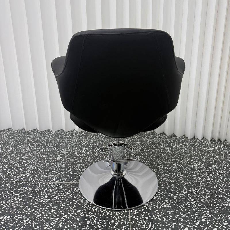 带扶手美发椅可升降旋理发店椅染子发椅烫升美降软包-理转容椅子