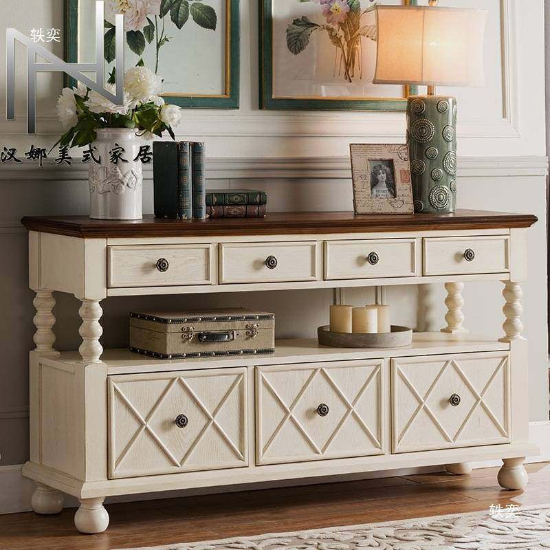 美式欧式家具复古手绘实木框架酒柜酒架隔断柜玄关柜多功能餐边柜,玩具/童车/益智/积木/模型,垂直悬浮玩具,淘宝优惠券,粉丝福利购,淘宝优惠卷