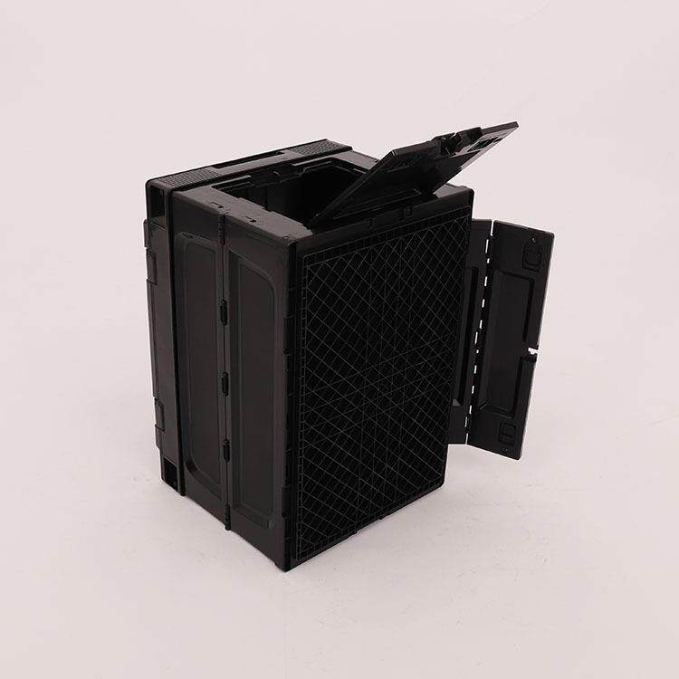 侧开车折叠箱带户外露营收纳箱载整理塑料箱盖侧开塑胶530-340折