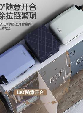 简易衣代柜用卧室家现简约出柜租房用加粗albb009布艺收纳组装衣