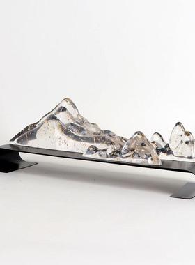 现代新式17298客创意云山工艺品摆件厅视柜玄关茶电室样板间软中