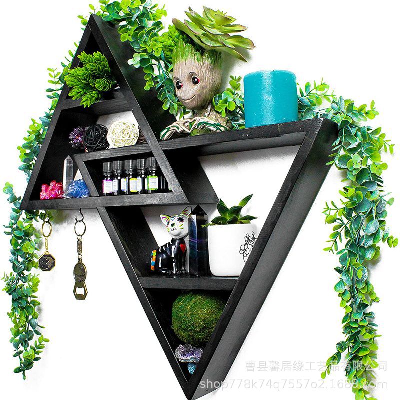 简约工业风壁挂多格美甲美睫收纳