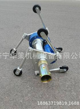 -华策管道内壁喷砂机碳化硼喷砂器300900m300-900m内孔内壁除锈喷