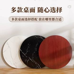 圆桌家用农村折叠桌子饭店大排档专用圆形餐桌小户型简易矮桌10人