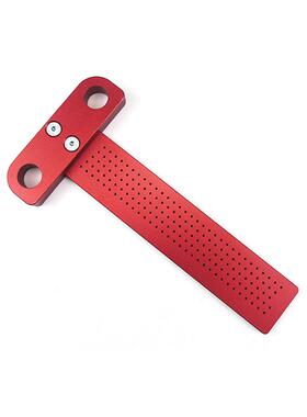 98410洞洞木工划线尺6木工T型尺洞洞划尺划尺线器线木工划线