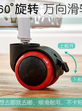 花架置物架铁艺层带轮式绿多萝花落盆架地客JMH96221厅阳台心形花