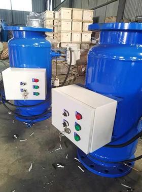 全自动03652通水工业立式反式冲洗过滤器直管道处理器工业排污处