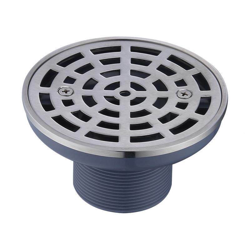 34不锈钢地0出口无品牌/美式法地漏4in带兰漏防臭地漏