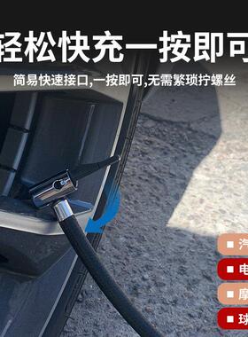 载气车便泵打气充泵小轿车携式汽车用轮胎大功SG2002率电动双缸12