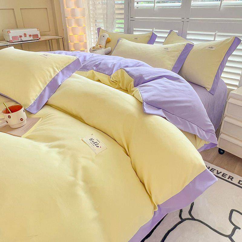 床上人四件套被YPR套单件单被罩床单人床笠单款双套被宿舍三件套