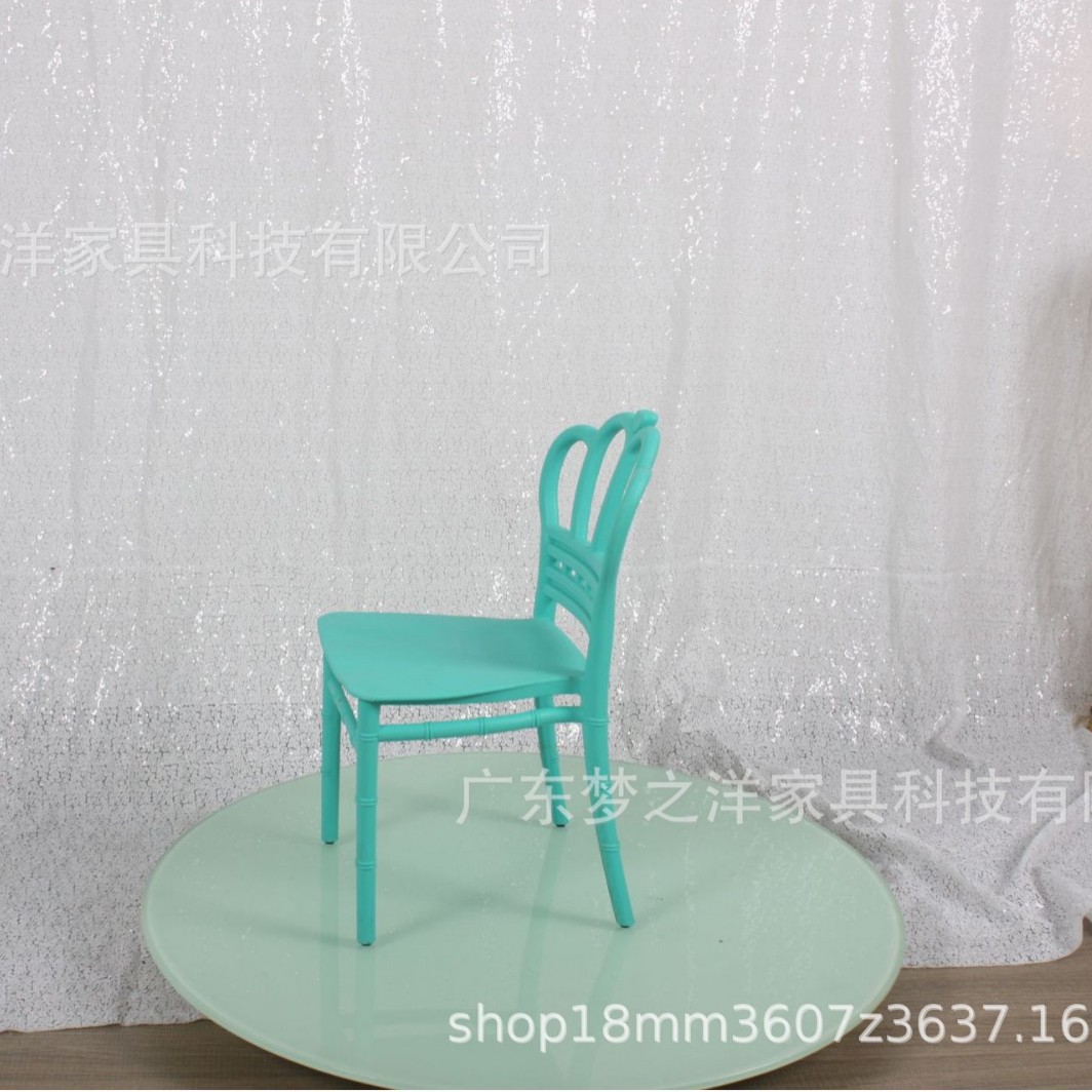 PP儿童竹节椅可叠放加厚