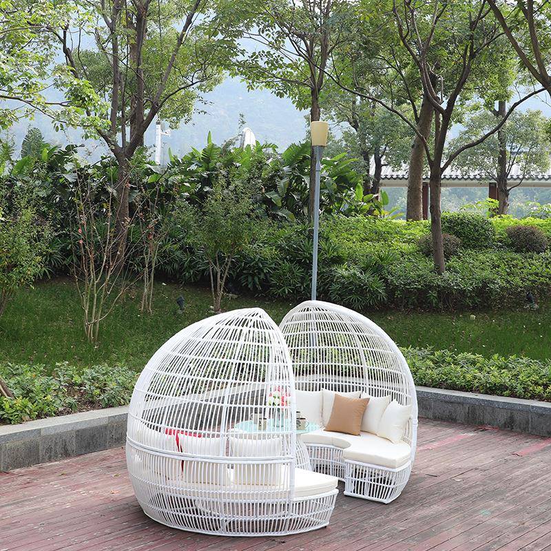 酒外店TNC阳光房大型创意别休闲藤椅沙发鸟巢编墅豪华家具仿藤户