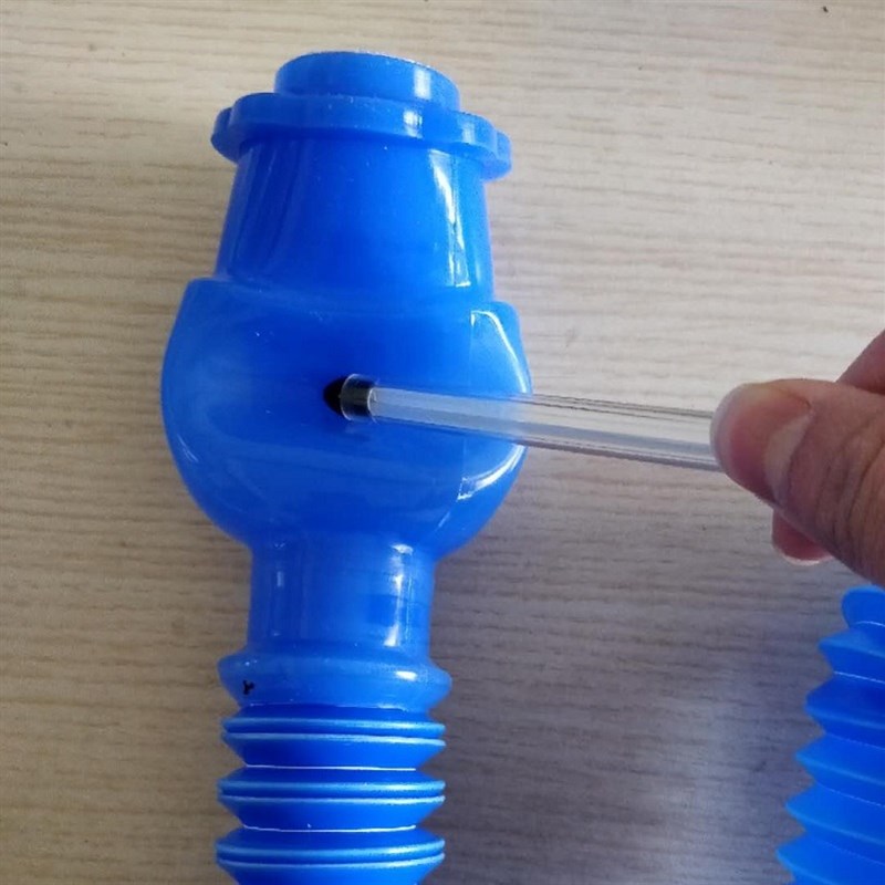 下水管 排水管 防臭下水管 (头部塑料,管子不锈钢 总长73CM)