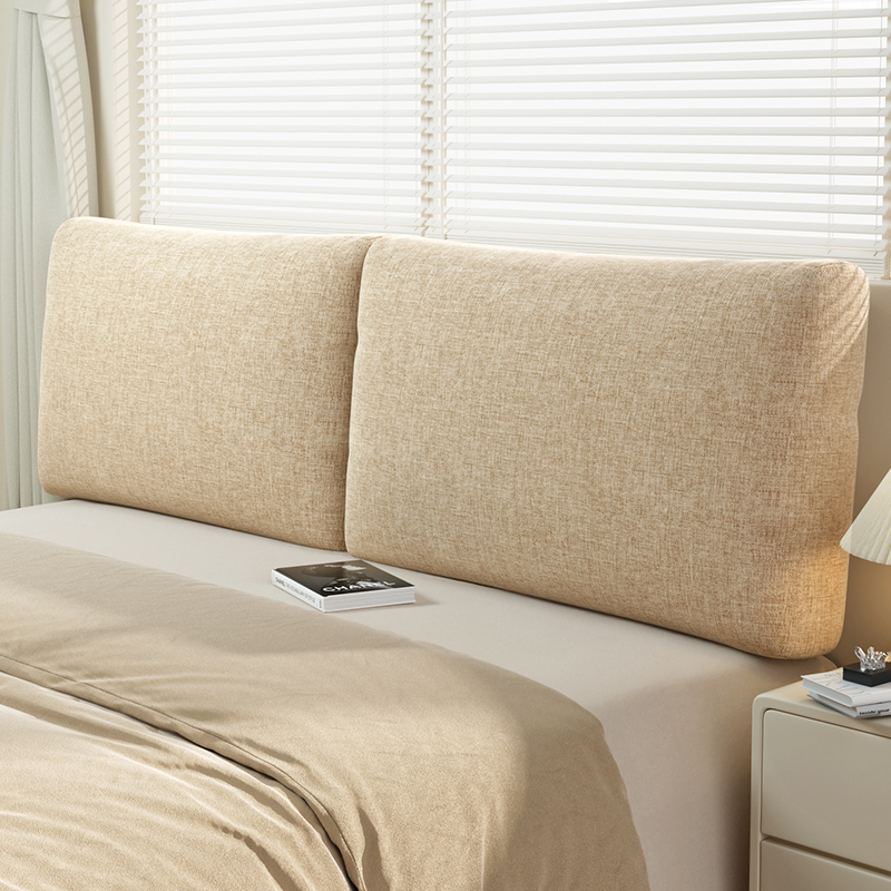 床头软包靠垫靠背双人靠背现代简约2024年新款床头靠垫可水洗定制