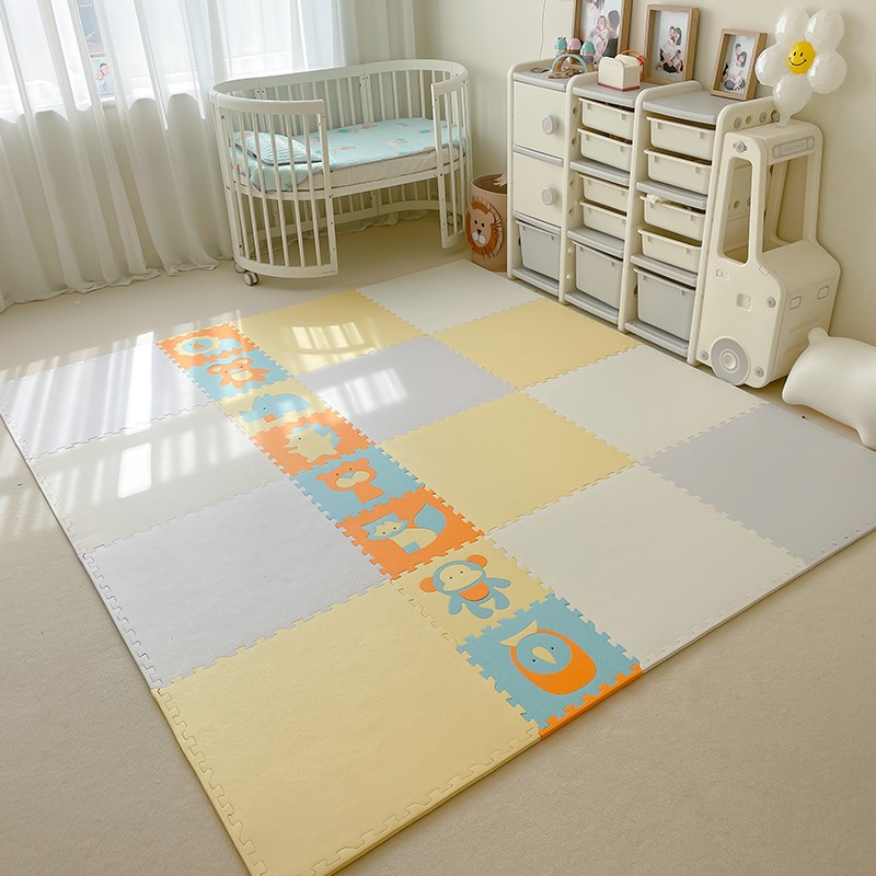 星星卡通拼图互拼爬行垫加厚宝宝爬爬垫儿童拼接地垫围栏泡沫垫子