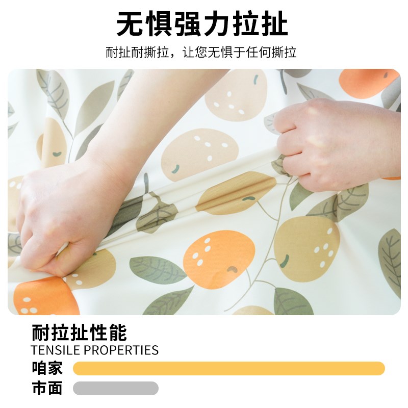202新款tpu布艺桌布免洗防水防油家用餐桌布长方形防烫茶几台布