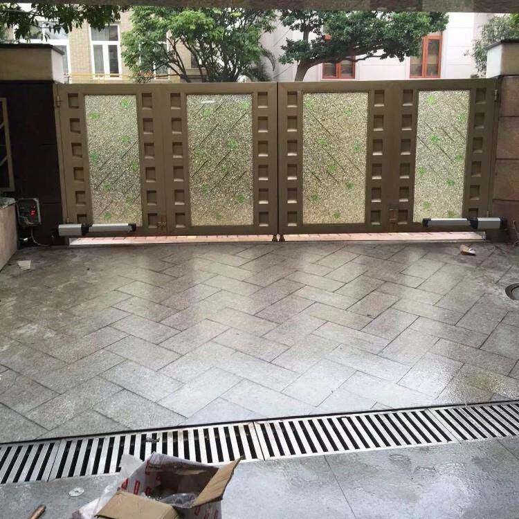 专业个性化花大门电动墅门平别门不锈钢大园门摇控682平移开门