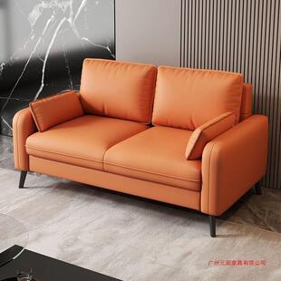 轻客厅小租户双型卧室公寓出房服装店接待休息区三人布奢艺小ND-6