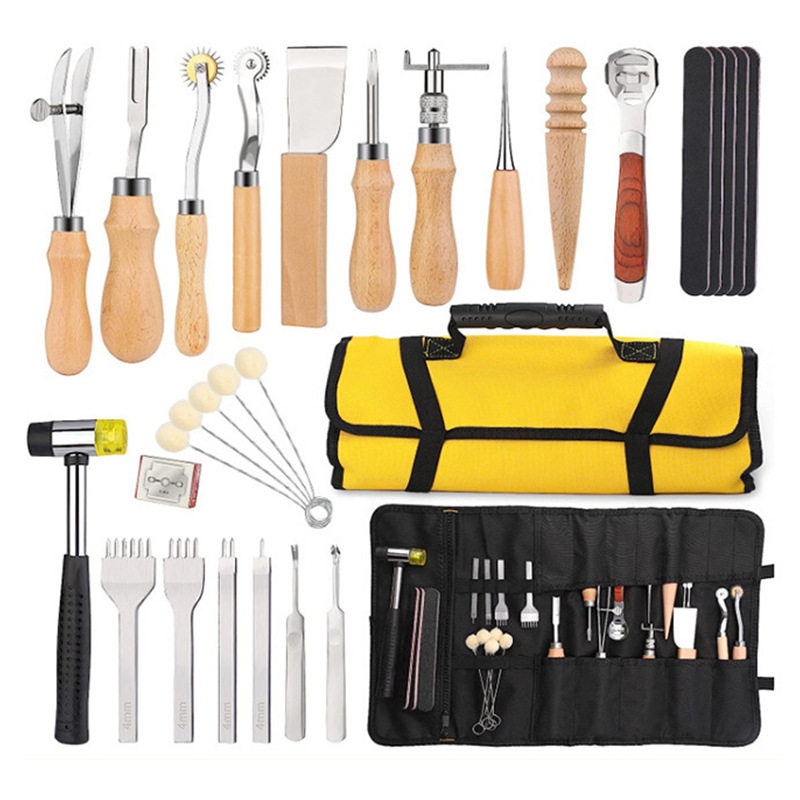 皮革工具圆斩皮革打孔器手缝皮革套装圆孔冲打孔工具皮革圆形