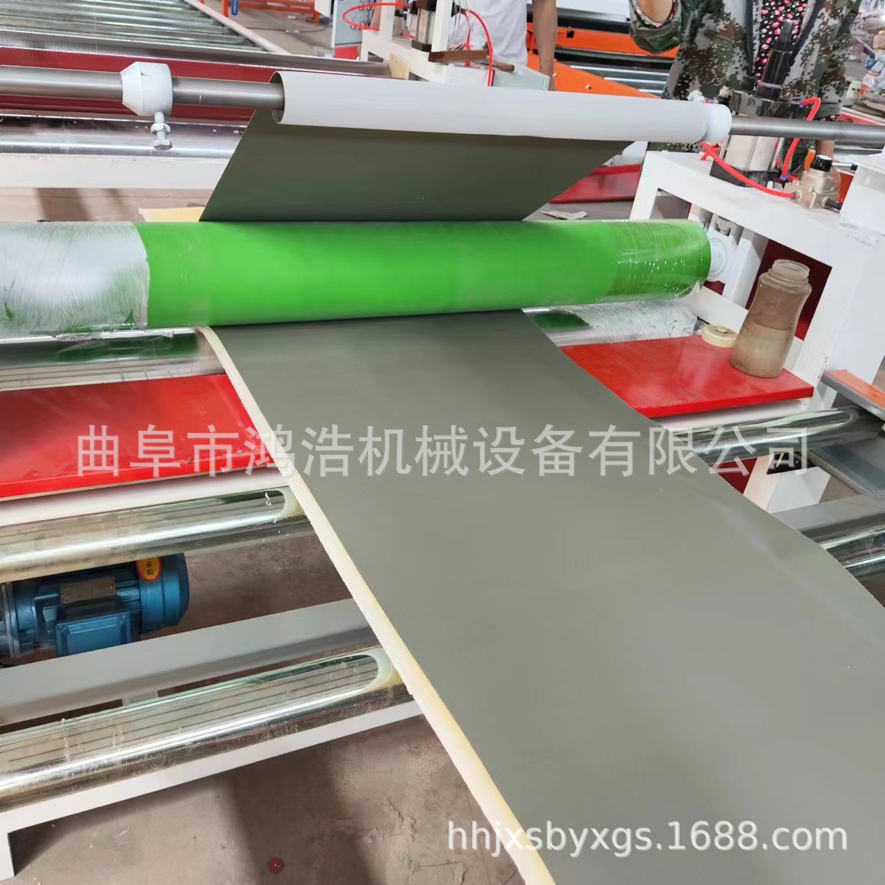 钢板毛毡自黏贴面机增厚