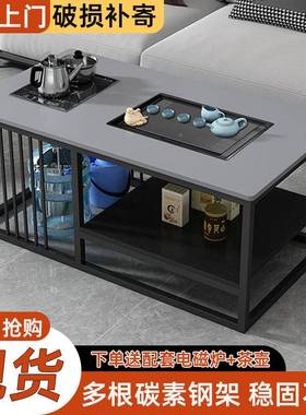 茶桌公室商用泡茶小户茶茶台型LKC多功能带烧水壶简约几办阳台泡