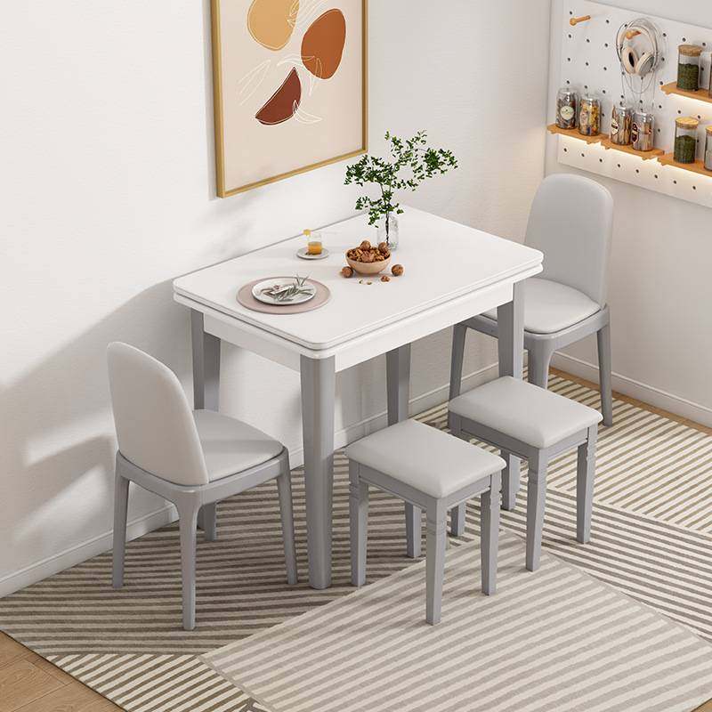 实木岩板折叠餐桌椅组合伸缩餐桌椅简易小户型家用吃饭桌子省jω,玩具/童车/益智/积木/模型,垂直悬浮玩具,淘宝优惠券,粉丝福利购,淘宝优惠卷