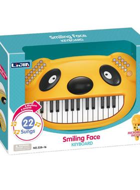 钢宝宝早教带麦克风电子琴真琴功能宝宝影多楼音仿NUS乐玩具