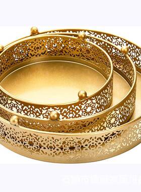 艺甜品摆展示架铁蛋糕托台盘欧式下午茶点QAW心件架冷餐茶歇摆台