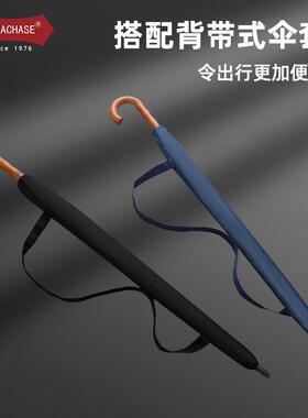 parachas伞e8骨自动长柄直超大号男杆抗伞加LUJ厚风伞双人雨伞135