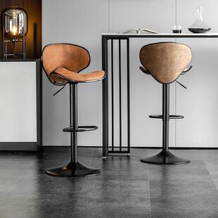 吧台椅复轻奢上家档次用古轻奢靠508背可升降吧台椅子