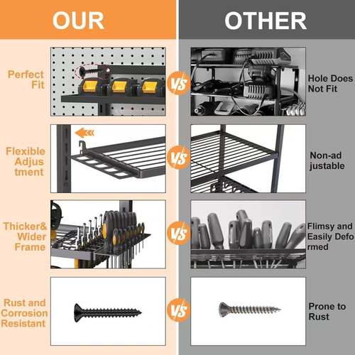 简AA008约创意壁挂式三层整理拿架家用电动取工具工收纳架方便展