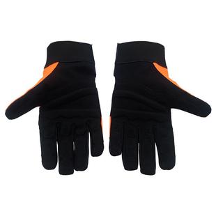 皮革锯安全工作手套磨背电部氨透气手掌弹性E249va防震耐伐纶木