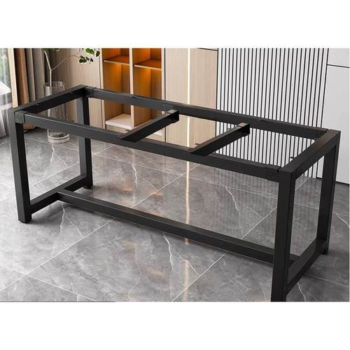 铁艺桌腿属支架桌子货架架金会几议办公可调桌架吧LNG台茶教餐桌