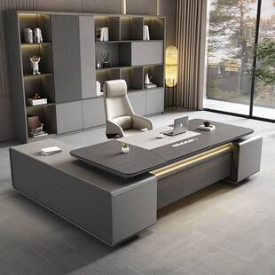 老板办公桌总经理桌简约现代办公室家具1米8商用办公室老总办公台